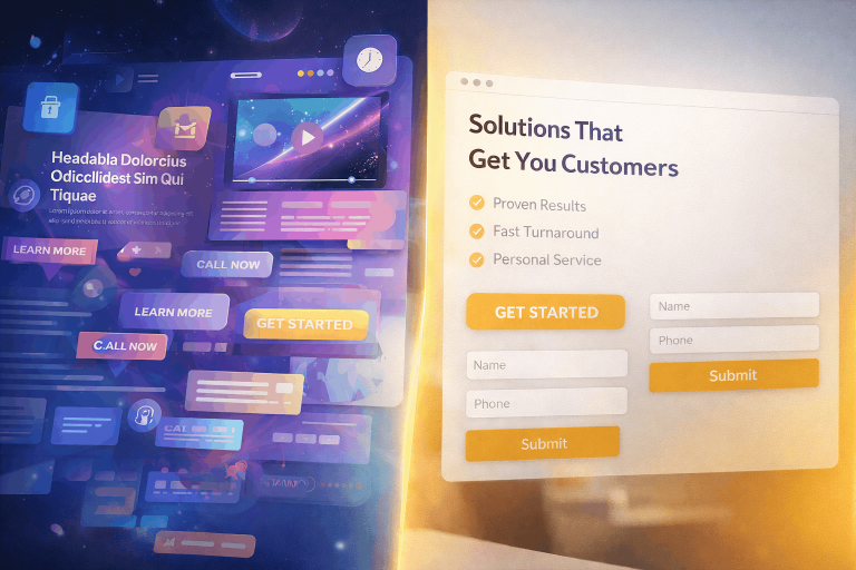 ההבדל בין אתר מעוצב לאתר ברור